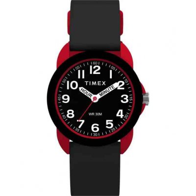 Παιδικό Ρολόι Timex Time Machines 30mm Μαύρο Λουράκι Σιλικόνης TW2W91900 Παιδικό Ρολόι Timex Time Machines 30mm Μαύρο Λουράκι Σιλικόνης TW2W91900