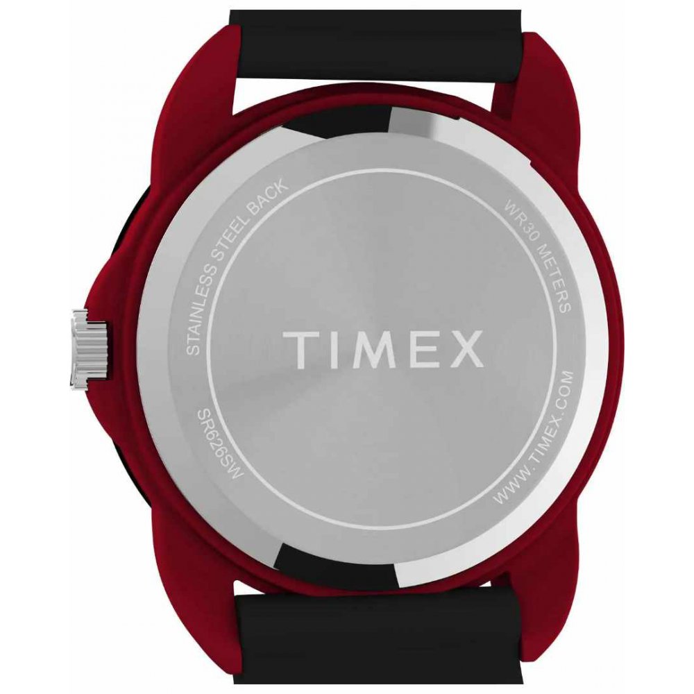 Παιδικό Ρολόι Timex Time Machines 30mm Μαύρο Λουράκι Σιλικόνης TW2W91900