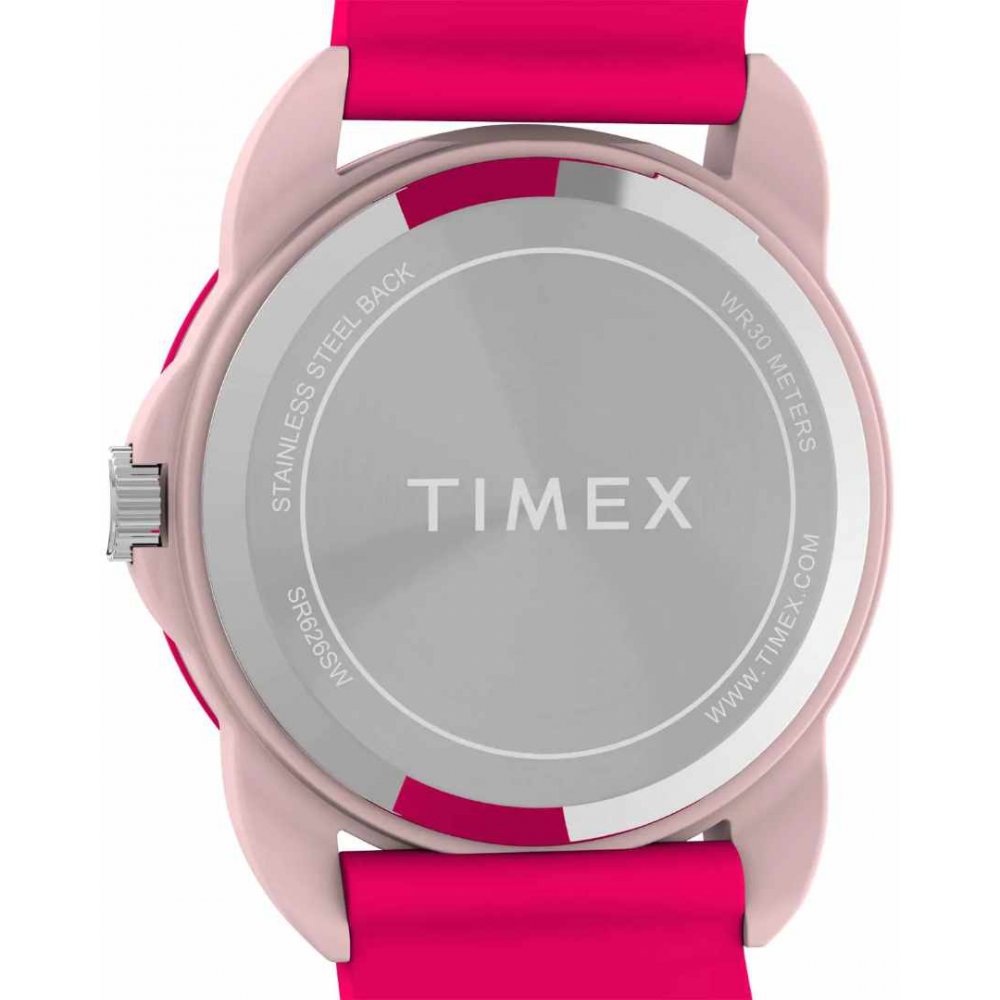 Kid's Watch Timex Time Machines 30mm Fuchsia Silicone Strap Fuchsia Silicon Strap TW2W92200