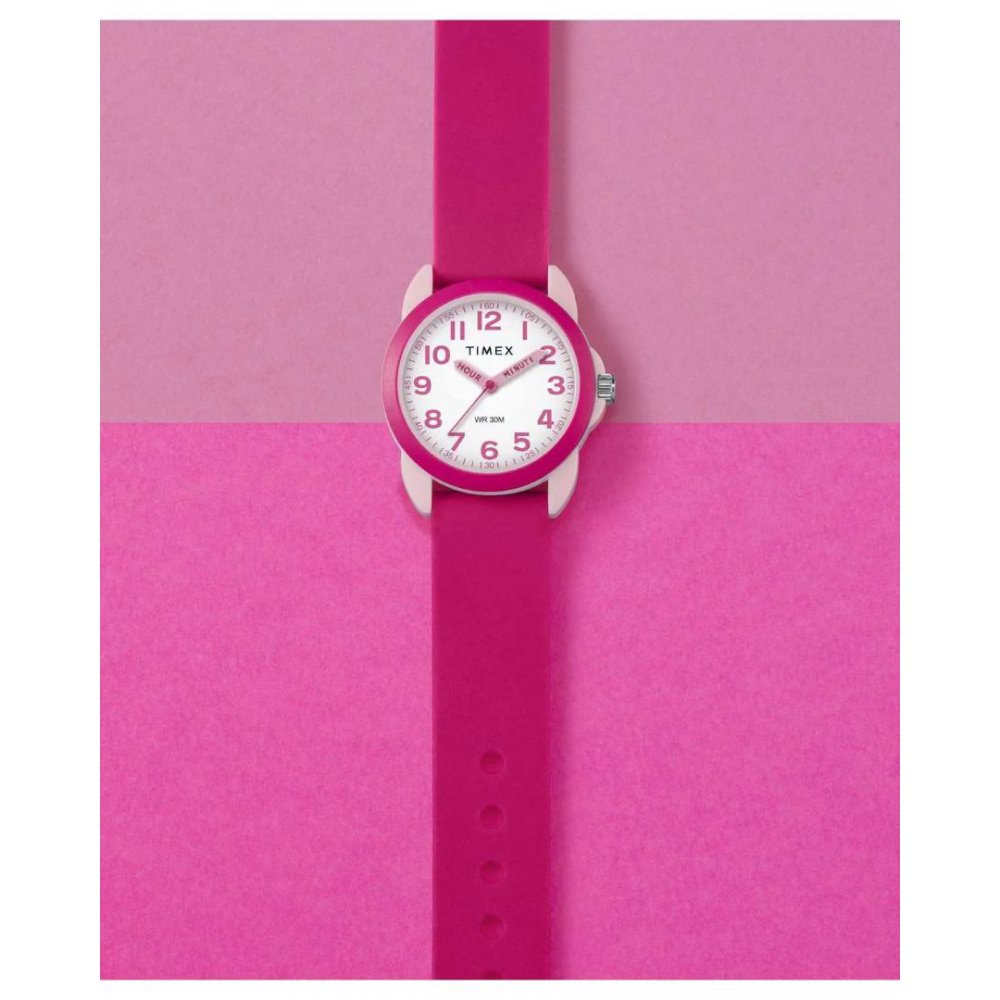 Kid's Watch Timex Time Machines 30mm Fuchsia Silicone Strap Fuchsia Silicon Strap TW2W92200