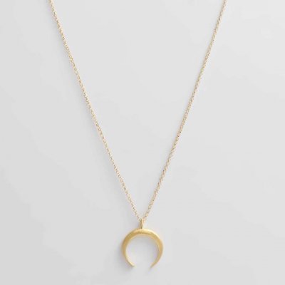 Woman's Necklace Xoutou's Moon Gold Plated 925 Sterling Silver 48505-Gold