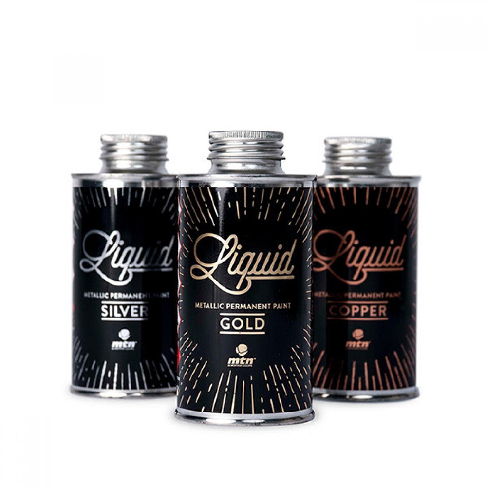MONTANA MTN Liquid Paint Μπογιά Επαναγεμισμού Metallic/Chrome 200ml MTN.LRQ